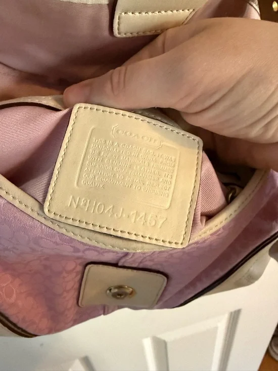 Coach Mini Soho pink and white y2k purse - Picture 14 of 16